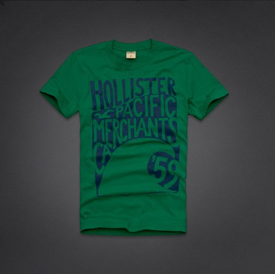 T-shirt Hollister Vert Homme